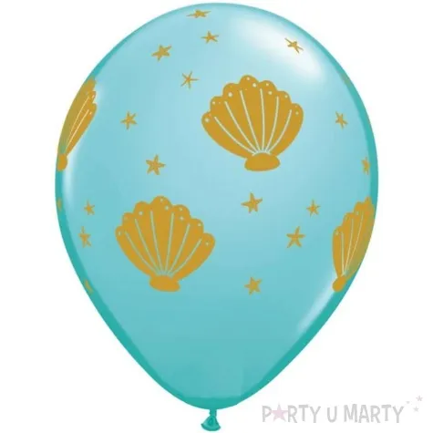 balony muszelki morskie qualatex 11 25 szt