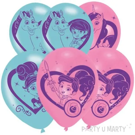 balony nella the princess knight mix amscan 11 6 szt