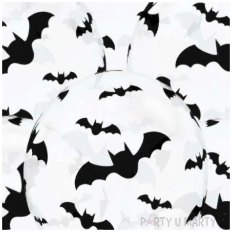 balony nietoperze transparentny qualatex 11 6 szt