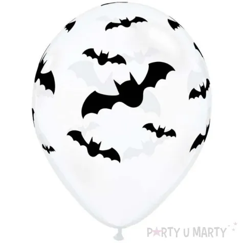 balony nietoperze transparentny qualatex 11 6 szt