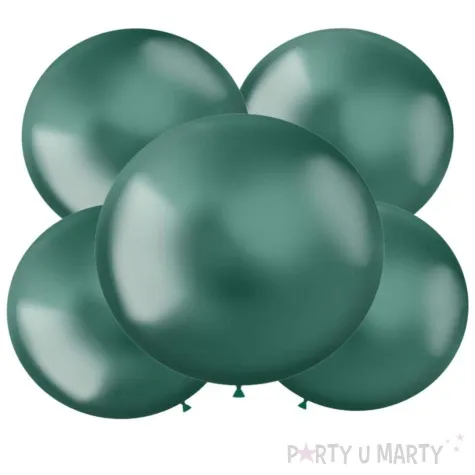 balony okragle metalik zielone folat 19 5 szt
