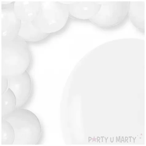 balony pastel bialy partypal 5 100 szt