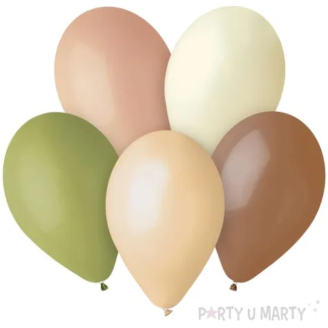 balony pastel boho mix gemar 13 5 szt
