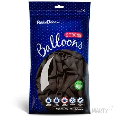 balony pastel brazowe 10 strong 100 szt
