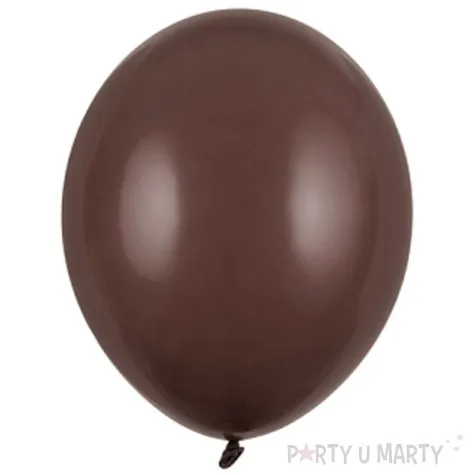 balony pastel brazowe 10 strong 100 szt