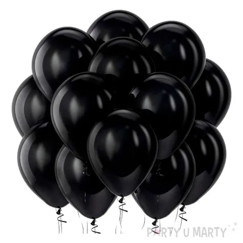 balony pastel czarne 10 strong 50 szt