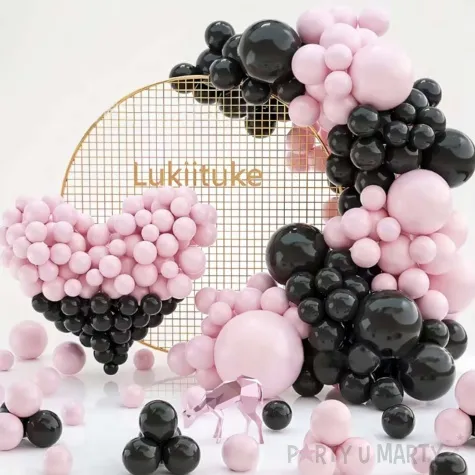 balony pastel czarny gemar 19 25 szt