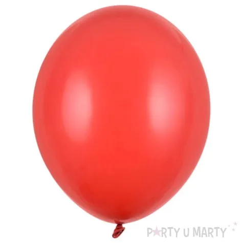 balony pastel czerwone 12 strong 50 szt