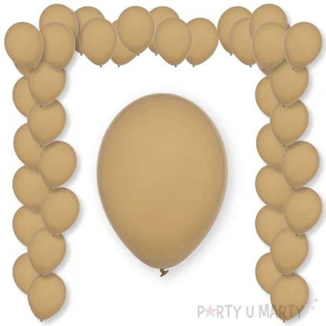 balony pastel desert sand decomex kremowy 11 100 szt