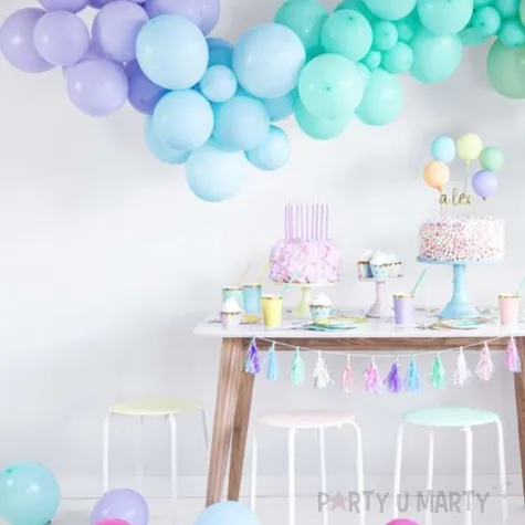 balony pastel fioletowe jasne strong 9 100 szt