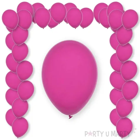 balony pastel fuchsia decomex rozowy 11 100 szt