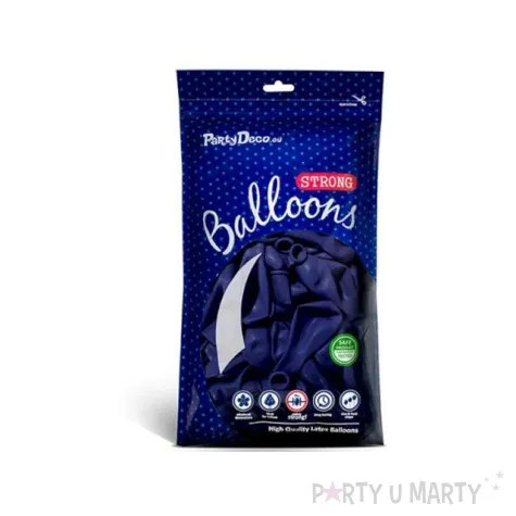 balony pastel granatowe 12 strong 50 szt