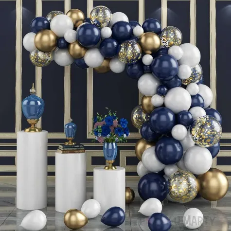 balony pastel granatowy gemar 19 25 szt