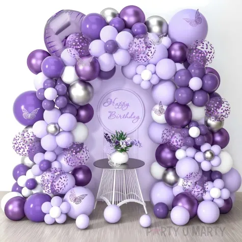 balony pastel liliowy gemar 19 25 szt