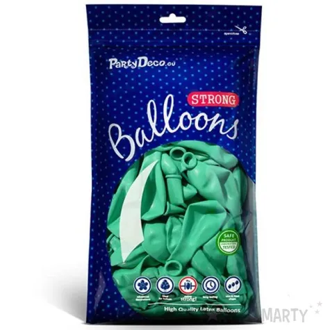 balony pastel mietowe 10 strong 100 szt