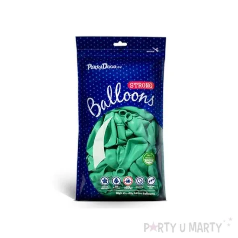 balony pastel mietowe strong 12 50 szt