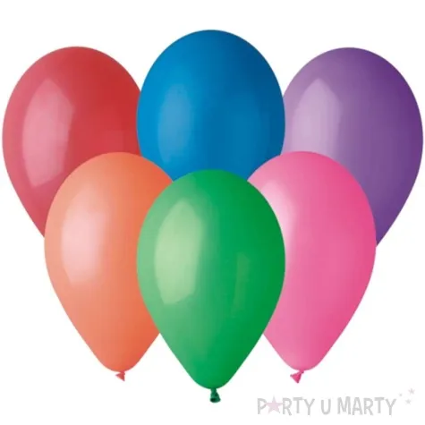 balony pastel mix gemar 6 100 szt