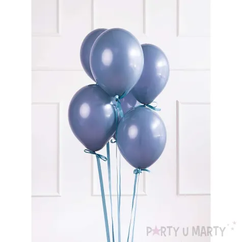 balony pastel niebieski ciemny strong 9 100 szt