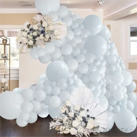 balony pastel niebieski mglisty strong 9 100 szt