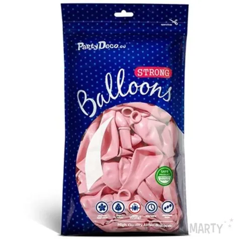 balony pastel rozowe blade 9 strong 100 szt
