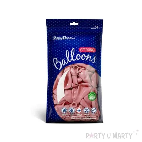 balony pastel rozowe jasne 12 strong 10 szt