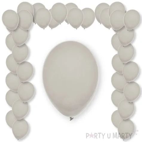 balony pastel sand decomex szary 11 100 szt