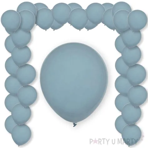 balony pastel storm decomex niebieski 11 100 szt
