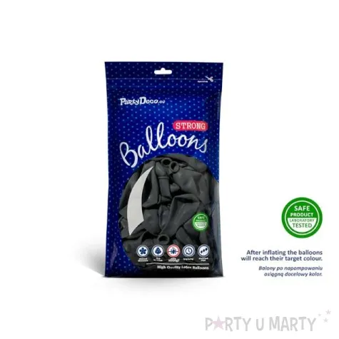 balony pastel szare 10 strong 100 szt