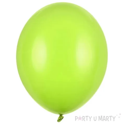 balony pastel zielony limonkowy 12 strong 100 szt