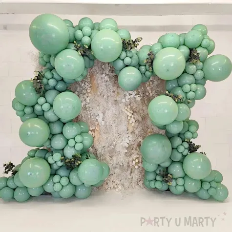 balony pastel zielony qualatex 5 100 szt