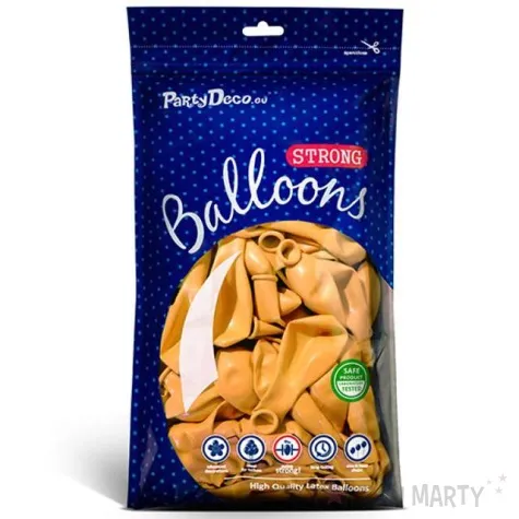 balony pastel zolte 10 strong 50 szt