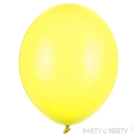 balony pastel zolte cytrynowe 10 strong 100 szt