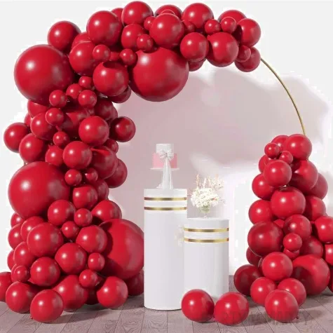 balony pastel zurawinowy qualatex 5 100 szt