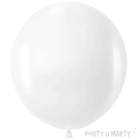 balony pastelowe bialy partypal 18 2 szt