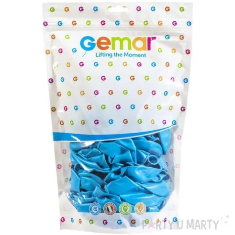 balony pastelowe blekitny gemar 13 50 szt