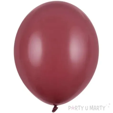 balony pastelowe bordowy strong 11 10 szt