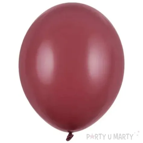 balony pastelowe bordowy strong 5 50 szt