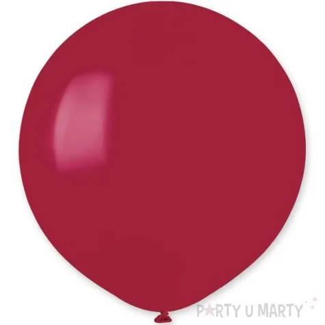 balony pastelowe burgundowy gemar 19 50 szt