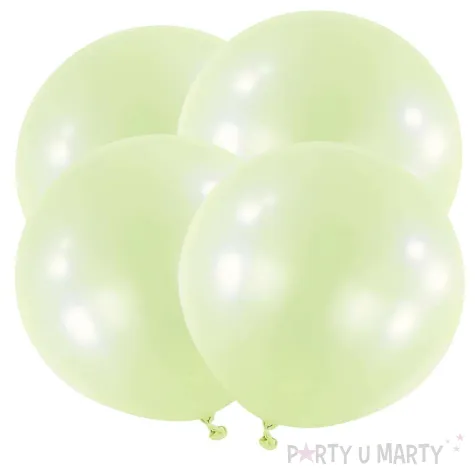 balony pastelowe dekoracja na urodziny do girlandy zielone anagram 24 4 szt