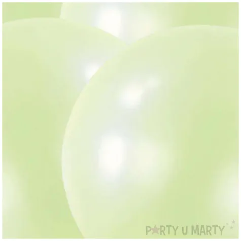 balony pastelowe dekoracja na urodziny do girlandy zielone anagram 24 4 szt