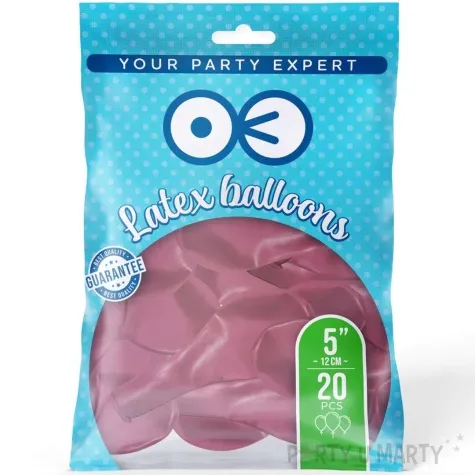 balony pastelowe dzika roza partypal 5 20 szt