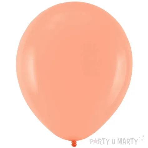 balony pastelowe lososiowy partypal 12 100 szt