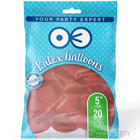 balony pastelowe lososiowy partypal 5 20 szt
