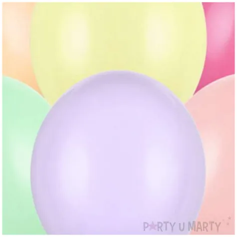 balony pastelowe mix strong 5 100 szt