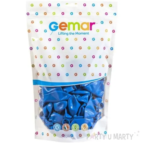 balony pastelowe niebieski gemar 13 50 szt