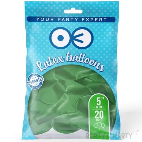balony pastelowe oliwkowy partypal 5 20 szt