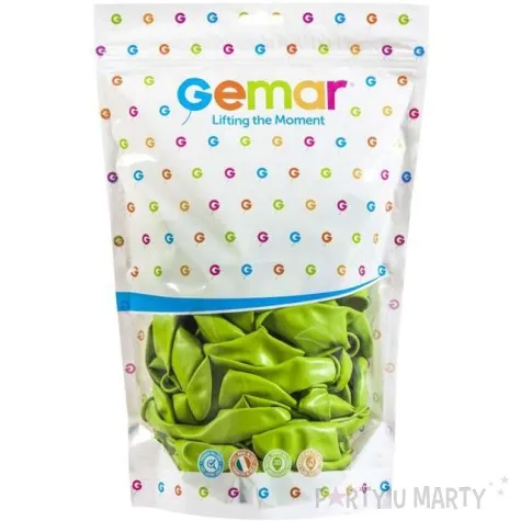 balony pastelowe pistacjowy gemar 13 50 szt