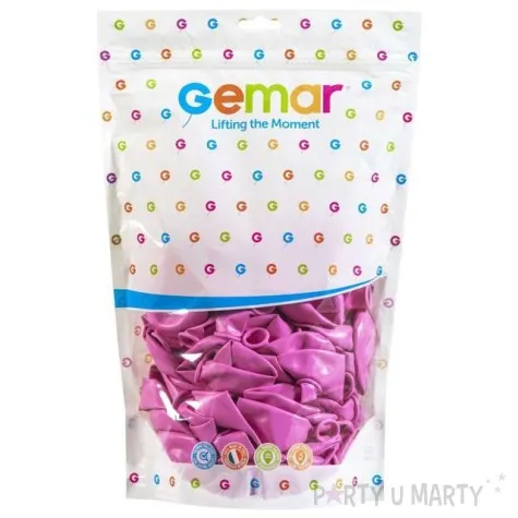 balony pastelowe rozowy gemar 13 50 szt
