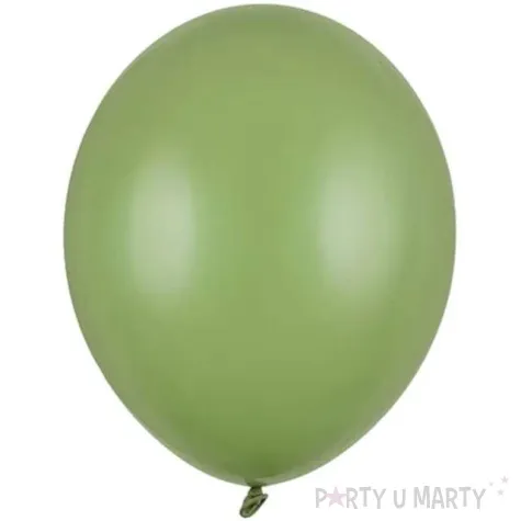 balony pastelowe zielone strong 12 100 szt