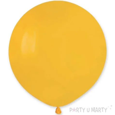balony pastelowe zolty ciemny gemar 19 50 szt